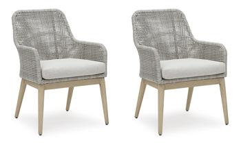 Seton Creek Outdoor Dining Arm Chair (Set of 2) - Premium Outdoor Dining Chair from Ashley Furniture - Just $559.09! Shop now at Furniture Wholesale Plus  We are the best furniture store in Nashville, Hendersonville, Goodlettsville, Madison, Antioch, Mount Juliet, Lebanon, Gallatin, Springfield, Murfreesboro, Franklin, Brentwood