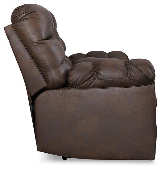 Derwin Reclining Loveseat with Console - Premium Loveseat from Ashley Furniture - Just $788.31! Shop now at Furniture Wholesale Plus  We are the best furniture store in Nashville, Hendersonville, Goodlettsville, Madison, Antioch, Mount Juliet, Lebanon, Gallatin, Springfield, Murfreesboro, Franklin, Brentwood