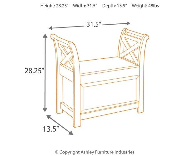 Abbonto Accent Bench - Premium Bench from Ashley Furniture - Just $180.29! Shop now at Furniture Wholesale Plus  We are the best furniture store in Nashville, Hendersonville, Goodlettsville, Madison, Antioch, Mount Juliet, Lebanon, Gallatin, Springfield, Murfreesboro, Franklin, Brentwood