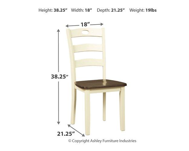 Woodanville Dining Chair - Premium Dining Chair from Ashley Furniture - Just $82.46! Shop now at Furniture Wholesale Plus  We are the best furniture store in Nashville, Hendersonville, Goodlettsville, Madison, Antioch, Mount Juliet, Lebanon, Gallatin, Springfield, Murfreesboro, Franklin, Brentwood