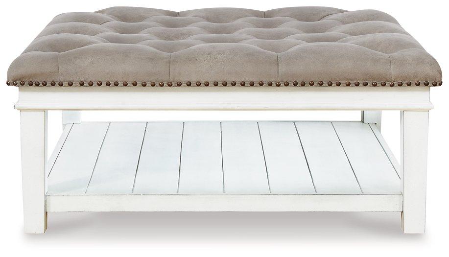 Kanwyn Upholstered Ottoman Coffee Table - Premium Cocktail Table from Ashley Furniture - Just $408.03! Shop now at Furniture Wholesale Plus  We are the best furniture store in Nashville, Hendersonville, Goodlettsville, Madison, Antioch, Mount Juliet, Lebanon, Gallatin, Springfield, Murfreesboro, Franklin, Brentwood