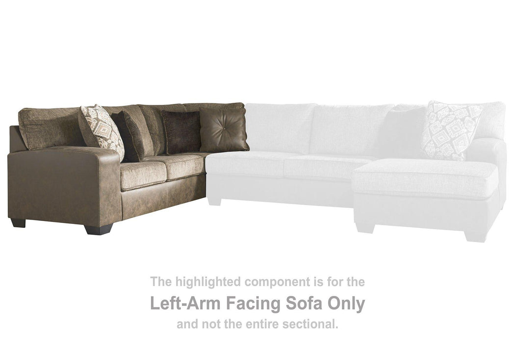 Abalone 3-Piece Sectional with Chaise - Premium Sectional from Ashley Furniture - Just $1589.88! Shop now at Furniture Wholesale Plus  We are the best furniture store in Nashville, Hendersonville, Goodlettsville, Madison, Antioch, Mount Juliet, Lebanon, Gallatin, Springfield, Murfreesboro, Franklin, Brentwood