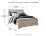 Bellaby Bed with 2 Storage Drawers - Premium Bed from Ashley Furniture - Just $458.55! Shop now at Furniture Wholesale Plus  We are the best furniture store in Nashville, Hendersonville, Goodlettsville, Madison, Antioch, Mount Juliet, Lebanon, Gallatin, Springfield, Murfreesboro, Franklin, Brentwood