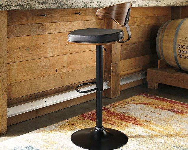 Bellatier Adjustable Height Bar Stool - Premium Barstool from Ashley Furniture - Just $104.58! Shop now at Furniture Wholesale Plus  We are the best furniture store in Nashville, Hendersonville, Goodlettsville, Madison, Antioch, Mount Juliet, Lebanon, Gallatin, Springfield, Murfreesboro, Franklin, Brentwood