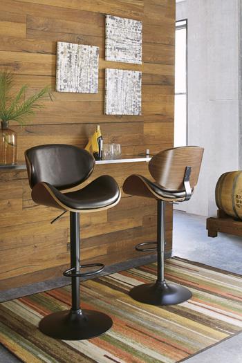 Bellatier Adjustable Height Bar Stool - Premium Barstool from Ashley Furniture - Just $104.58! Shop now at Furniture Wholesale Plus  We are the best furniture store in Nashville, Hendersonville, Goodlettsville, Madison, Antioch, Mount Juliet, Lebanon, Gallatin, Springfield, Murfreesboro, Franklin, Brentwood