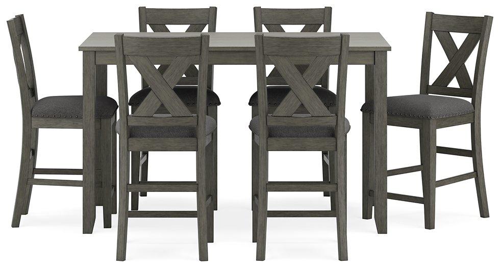 Caitbrook Counter Height Dining Table and Bar Stools (Set of 7) - Premium Counter Height Table from Ashley Furniture - Just $746.13! Shop now at Furniture Wholesale Plus  We are the best furniture store in Nashville, Hendersonville, Goodlettsville, Madison, Antioch, Mount Juliet, Lebanon, Gallatin, Springfield, Murfreesboro, Franklin, Brentwood