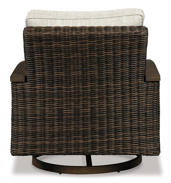 Paradise Trail Swivel Lounge Chair (Set of 2) - Premium Outdoor Seating from Ashley Furniture - Just $1189.06! Shop now at Furniture Wholesale Plus  We are the best furniture store in Nashville, Hendersonville, Goodlettsville, Madison, Antioch, Mount Juliet, Lebanon, Gallatin, Springfield, Murfreesboro, Franklin, Brentwood