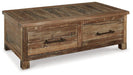 Randale Coffee Table - Premium Cocktail Table from Ashley Furniture - Just $786.71! Shop now at Furniture Wholesale Plus  We are the best furniture store in Nashville, Hendersonville, Goodlettsville, Madison, Antioch, Mount Juliet, Lebanon, Gallatin, Springfield, Murfreesboro, Franklin, Brentwood