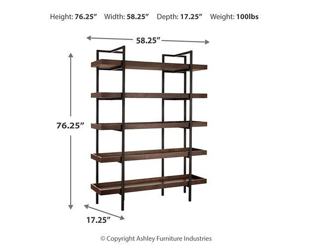 Starmore 76" Bookcase - Premium Bookcase from Ashley Furniture - Just $559.09! Shop now at Furniture Wholesale Plus  We are the best furniture store in Nashville, Hendersonville, Goodlettsville, Madison, Antioch, Mount Juliet, Lebanon, Gallatin, Springfield, Murfreesboro, Franklin, Brentwood