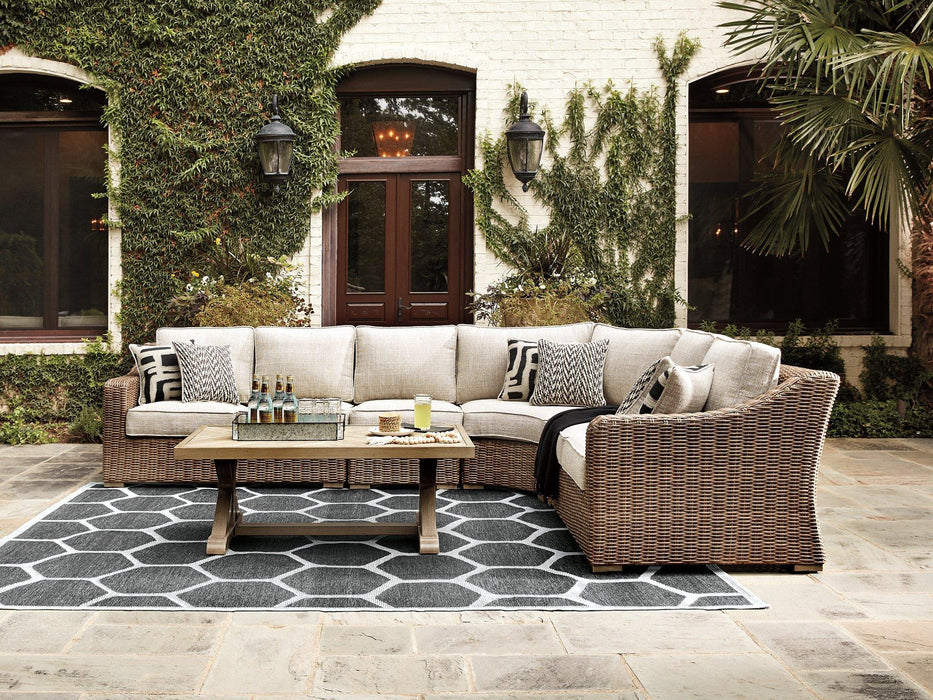 Beachcroft Outdoor Seating Set - Premium Outdoor Seating from Ashley Furniture - Just $2575.03! Shop now at Furniture Wholesale Plus  We are the best furniture store in Nashville, Hendersonville, Goodlettsville, Madison, Antioch, Mount Juliet, Lebanon, Gallatin, Springfield, Murfreesboro, Franklin, Brentwood