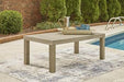 Silo Point Outdoor Coffee Table - Premium Outdoor Cocktail Table from Ashley Furniture - Just $235.02! Shop now at Furniture Wholesale Plus  We are the best furniture store in Nashville, Hendersonville, Goodlettsville, Madison, Antioch, Mount Juliet, Lebanon, Gallatin, Springfield, Murfreesboro, Franklin, Brentwood