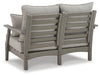 Visola Outdoor Loveseat with Cushion - Premium Outdoor Seating from Ashley Furniture - Just $970.15! Shop now at Furniture Wholesale Plus  We are the best furniture store in Nashville, Hendersonville, Goodlettsville, Madison, Antioch, Mount Juliet, Lebanon, Gallatin, Springfield, Murfreesboro, Franklin, Brentwood