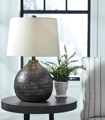 Maire Table Lamp - Premium Table Lamp from Ashley Furniture - Just $107.91! Shop now at Furniture Wholesale Plus  We are the best furniture store in Nashville, Hendersonville, Goodlettsville, Madison, Antioch, Mount Juliet, Lebanon, Gallatin, Springfield, Murfreesboro, Franklin, Brentwood