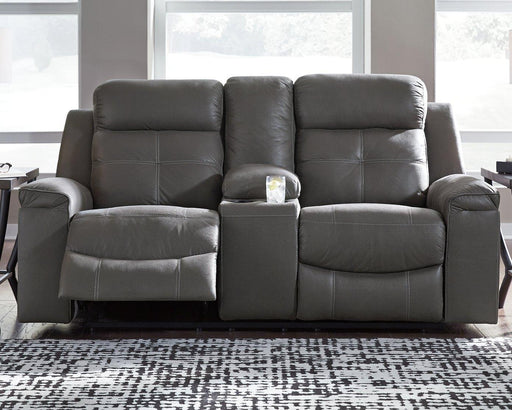 Jesolo Reclining Loveseat with Console - Premium Loveseat from Ashley Furniture - Just $698.28! Shop now at Furniture Wholesale Plus  We are the best furniture store in Nashville, Hendersonville, Goodlettsville, Madison, Antioch, Mount Juliet, Lebanon, Gallatin, Springfield, Murfreesboro, Franklin, Brentwood