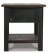 Tyler Creek End Table - Premium End Table from Ashley Furniture - Just $243.84! Shop now at Furniture Wholesale Plus  We are the best furniture store in Nashville, Hendersonville, Goodlettsville, Madison, Antioch, Mount Juliet, Lebanon, Gallatin, Springfield, Murfreesboro, Franklin, Brentwood