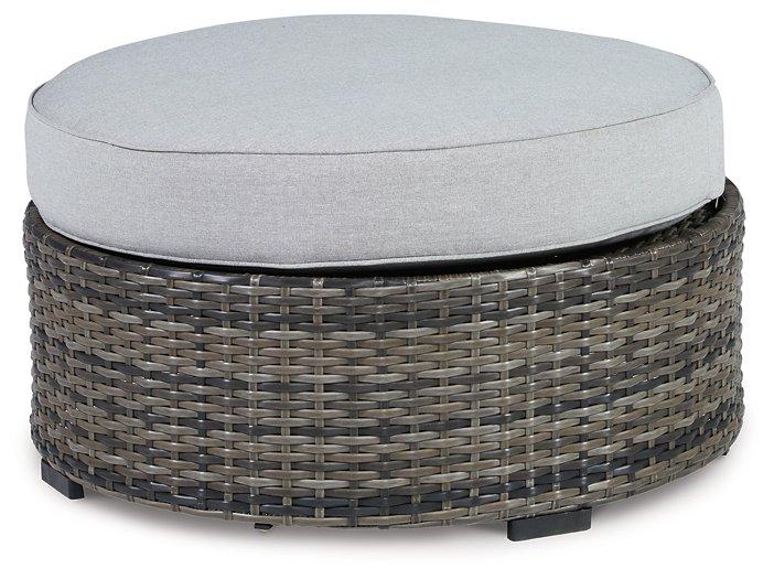 Harbor Court Ottoman with Cushion - Premium Outdoor Ottoman from Ashley Furniture - Just $233.51! Shop now at Furniture Wholesale Plus  We are the best furniture store in Nashville, Hendersonville, Goodlettsville, Madison, Antioch, Mount Juliet, Lebanon, Gallatin, Springfield, Murfreesboro, Franklin, Brentwood