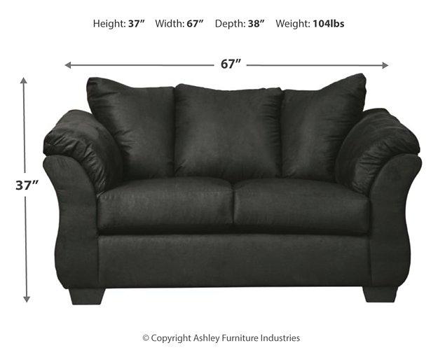 Darcy Loveseat - Premium Loveseat from Ashley Furniture - Just $385.15! Shop now at Furniture Wholesale Plus  We are the best furniture store in Nashville, Hendersonville, Goodlettsville, Madison, Antioch, Mount Juliet, Lebanon, Gallatin, Springfield, Murfreesboro, Franklin, Brentwood