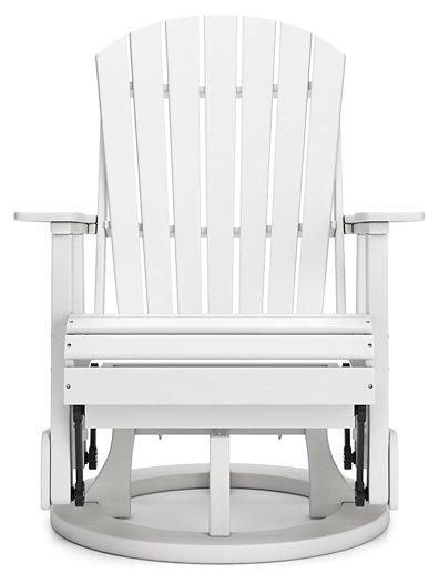 Hyland wave Outdoor Swivel Glider Chair - Premium Outdoor Dining Chair from Ashley Furniture - Just $621.89! Shop now at Furniture Wholesale Plus  We are the best furniture store in Nashville, Hendersonville, Goodlettsville, Madison, Antioch, Mount Juliet, Lebanon, Gallatin, Springfield, Murfreesboro, Franklin, Brentwood