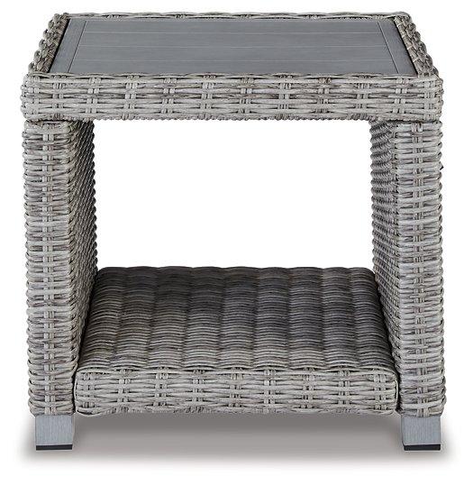 Naples Beach Outdoor End Table - Premium Outdoor End Table from Ashley Furniture - Just $189.12! Shop now at Furniture Wholesale Plus  We are the best furniture store in Nashville, Hendersonville, Goodlettsville, Madison, Antioch, Mount Juliet, Lebanon, Gallatin, Springfield, Murfreesboro, Franklin, Brentwood