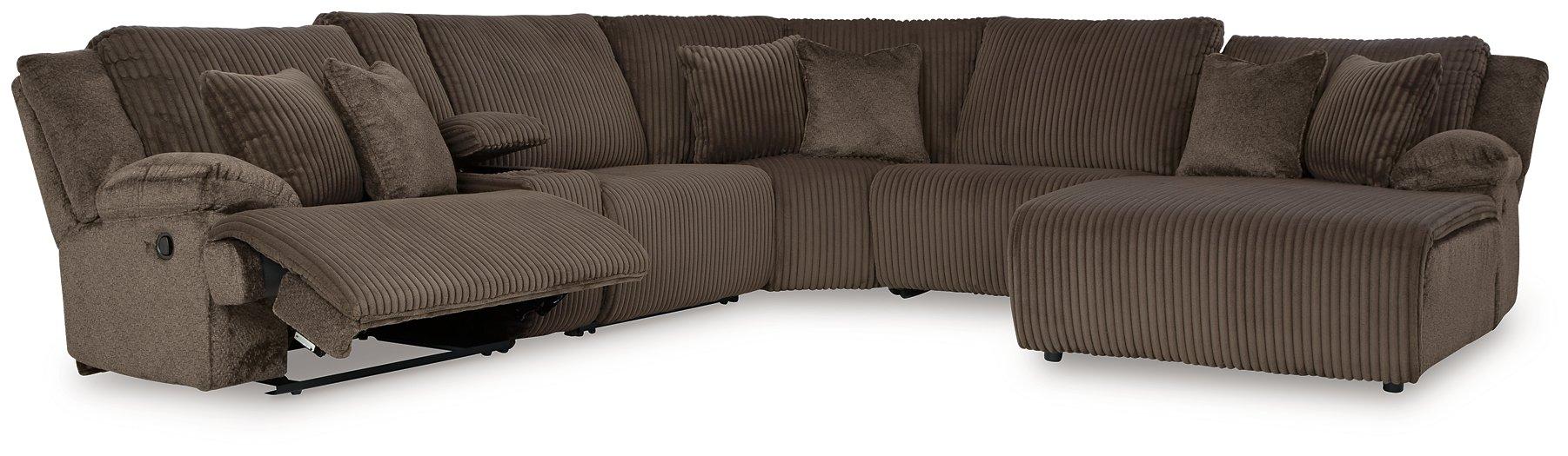 Top Tier Reclining Sectional with Chaise - Premium Sectional from Ashley Furniture - Just $2469.58! Shop now at Furniture Wholesale Plus  We are the best furniture store in Nashville, Hendersonville, Goodlettsville, Madison, Antioch, Mount Juliet, Lebanon, Gallatin, Springfield, Murfreesboro, Franklin, Brentwood