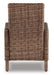 Beachcroft Arm Chair with Cushion (Set of 2) - Premium Outdoor Dining Chair from Ashley Furniture - Just $770.66! Shop now at Furniture Wholesale Plus  We are the best furniture store in Nashville, Hendersonville, Goodlettsville, Madison, Antioch, Mount Juliet, Lebanon, Gallatin, Springfield, Murfreesboro, Franklin, Brentwood