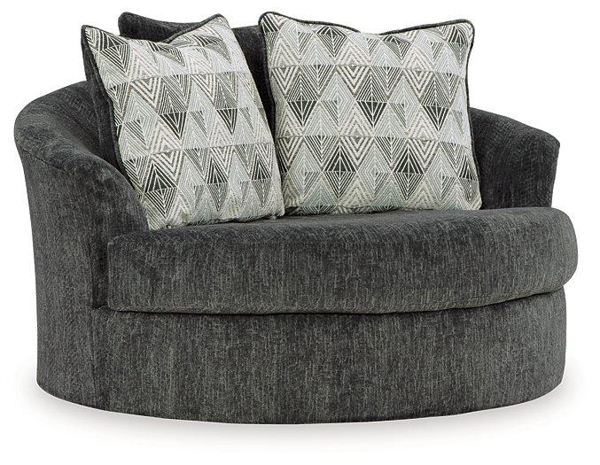 Biddeford Oversized Swivel Accent Chair - Premium Chair from Ashley Furniture - Just $666.67! Shop now at Furniture Wholesale Plus  We are the best furniture store in Nashville, Hendersonville, Goodlettsville, Madison, Antioch, Mount Juliet, Lebanon, Gallatin, Springfield, Murfreesboro, Franklin, Brentwood