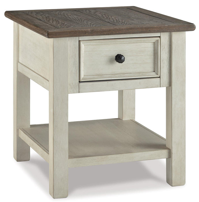 Bolanburg End Table - Premium End Table from Ashley Furniture - Just $243.84! Shop now at Furniture Wholesale Plus  We are the best furniture store in Nashville, Hendersonville, Goodlettsville, Madison, Antioch, Mount Juliet, Lebanon, Gallatin, Springfield, Murfreesboro, Franklin, Brentwood