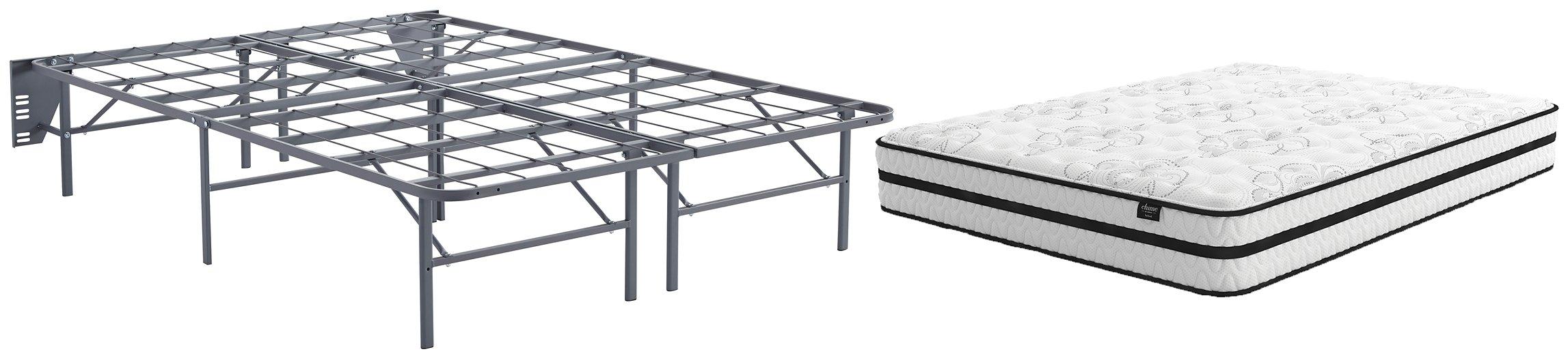 Chime 10 Inch Hybrid Mattress Set - Premium Mattress Set from Ashley Furniture - Just $429.28! Shop now at Furniture Wholesale Plus  We are the best furniture store in Nashville, Hendersonville, Goodlettsville, Madison, Antioch, Mount Juliet, Lebanon, Gallatin, Springfield, Murfreesboro, Franklin, Brentwood