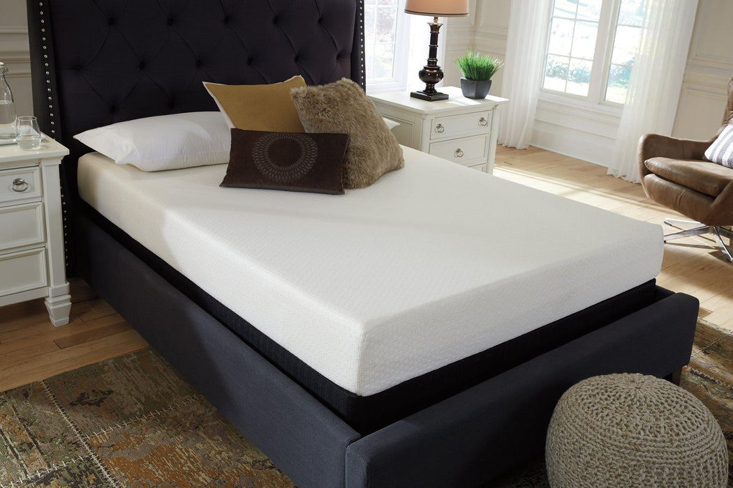 Chime 8 Inch Memory Foam Mattress in a Box - Premium Mattress from Ashley Furniture - Just $245.57! Shop now at Furniture Wholesale Plus  We are the best furniture store in Nashville, Hendersonville, Goodlettsville, Madison, Antioch, Mount Juliet, Lebanon, Gallatin, Springfield, Murfreesboro, Franklin, Brentwood