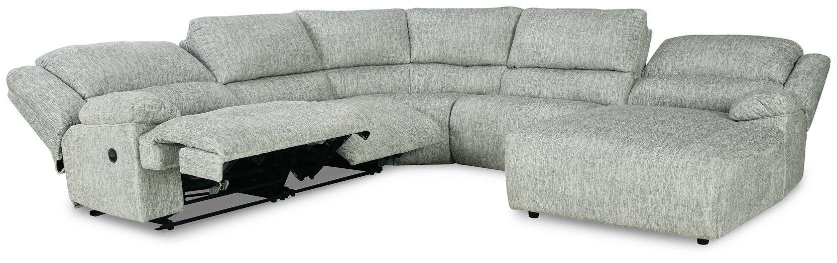 McClelland Reclining Sectional with Chaise - Premium Sectional from Ashley Furniture - Just $1521.90! Shop now at Furniture Wholesale Plus  We are the best furniture store in Nashville, Hendersonville, Goodlettsville, Madison, Antioch, Mount Juliet, Lebanon, Gallatin, Springfield, Murfreesboro, Franklin, Brentwood