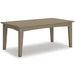 Hyland wave Outdoor Coffee Table - Premium Outdoor Cocktail Table from Ashley Furniture - Just $243.84! Shop now at Furniture Wholesale Plus  We are the best furniture store in Nashville, Hendersonville, Goodlettsville, Madison, Antioch, Mount Juliet, Lebanon, Gallatin, Springfield, Murfreesboro, Franklin, Brentwood