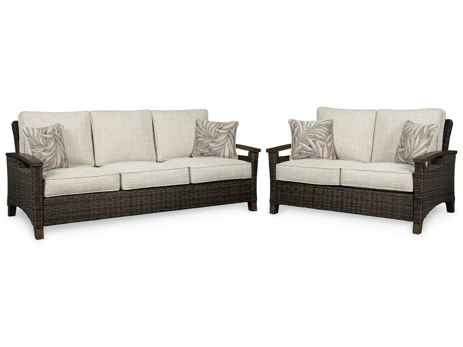 Paradise Trail Outdoor Seating Set - Premium Outdoor Seating Set from Ashley Furniture - Just $2325.63! Shop now at Furniture Wholesale Plus  We are the best furniture store in Nashville, Hendersonville, Goodlettsville, Madison, Antioch, Mount Juliet, Lebanon, Gallatin, Springfield, Murfreesboro, Franklin, Brentwood