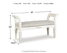 Realyn Accent Bench - Premium Bench from Ashley Furniture - Just $215.60! Shop now at Furniture Wholesale Plus  We are the best furniture store in Nashville, Hendersonville, Goodlettsville, Madison, Antioch, Mount Juliet, Lebanon, Gallatin, Springfield, Murfreesboro, Franklin, Brentwood