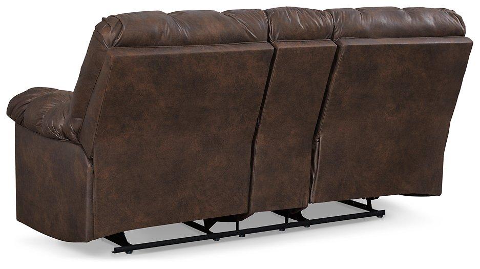 Derwin Reclining Loveseat with Console - Premium Loveseat from Ashley Furniture - Just $788.31! Shop now at Furniture Wholesale Plus  We are the best furniture store in Nashville, Hendersonville, Goodlettsville, Madison, Antioch, Mount Juliet, Lebanon, Gallatin, Springfield, Murfreesboro, Franklin, Brentwood