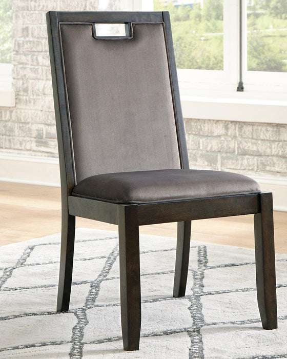 Hyndell Dining Chair - Premium Dining Chair from Ashley Furniture - Just $108.60! Shop now at Furniture Wholesale Plus  We are the best furniture store in Nashville, Hendersonville, Goodlettsville, Madison, Antioch, Mount Juliet, Lebanon, Gallatin, Springfield, Murfreesboro, Franklin, Brentwood