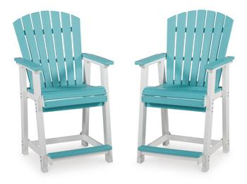 Eisely Outdoor Counter Height Bar Stool (Set of 2) - Premium Outdoor Counter Barstool from Ashley Furniture - Just $921.08! Shop now at Furniture Wholesale Plus  We are the best furniture store in Nashville, Hendersonville, Goodlettsville, Madison, Antioch, Mount Juliet, Lebanon, Gallatin, Springfield, Murfreesboro, Franklin, Brentwood