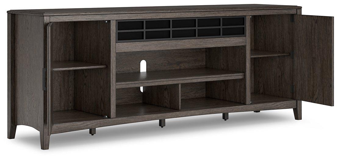 Montillan 84" TV Stand - Premium TV Stand from Ashley Furniture - Just $621.44! Shop now at Furniture Wholesale Plus  We are the best furniture store in Nashville, Hendersonville, Goodlettsville, Madison, Antioch, Mount Juliet, Lebanon, Gallatin, Springfield, Murfreesboro, Franklin, Brentwood