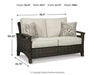 Paradise Trail Loveseat with Cushion - Premium Outdoor Seating from Ashley Furniture - Just $1007.22! Shop now at Furniture Wholesale Plus  We are the best furniture store in Nashville, Hendersonville, Goodlettsville, Madison, Antioch, Mount Juliet, Lebanon, Gallatin, Springfield, Murfreesboro, Franklin, Brentwood