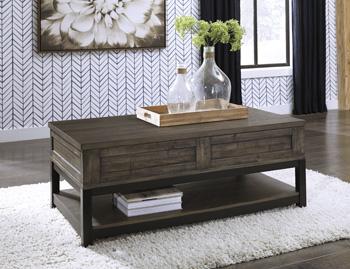 Johurst Coffee Table with Lift Top - Premium Cocktail Table Lift from Ashley Furniture - Just $425.68! Shop now at Furniture Wholesale Plus  We are the best furniture store in Nashville, Hendersonville, Goodlettsville, Madison, Antioch, Mount Juliet, Lebanon, Gallatin, Springfield, Murfreesboro, Franklin, Brentwood