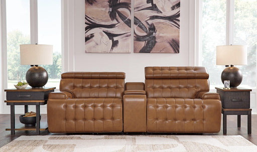 Temmpton Power Reclining Sectional Loveseat with Console - Premium Sectional from Ashley Furniture - Just $2365.29! Shop now at Furniture Wholesale Plus  We are the best furniture store in Nashville, Hendersonville, Goodlettsville, Madison, Antioch, Mount Juliet, Lebanon, Gallatin, Springfield, Murfreesboro, Franklin, Brentwood