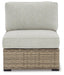 Calworth Outdoor Armless Chair with Cushion (Set of 2) - Premium Outdoor Seating from Ashley Furniture - Just $345.20! Shop now at Furniture Wholesale Plus  We are the best furniture store in Nashville, Hendersonville, Goodlettsville, Madison, Antioch, Mount Juliet, Lebanon, Gallatin, Springfield, Murfreesboro, Franklin, Brentwood