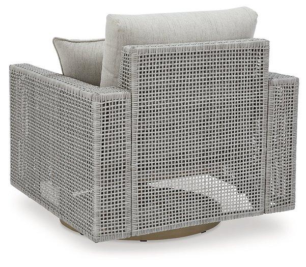 Seton Creek Outdoor Swivel Lounge with Cushion - Premium Outdoor Seating from Ashley Furniture - Just $667.79! Shop now at Furniture Wholesale Plus  We are the best furniture store in Nashville, Hendersonville, Goodlettsville, Madison, Antioch, Mount Juliet, Lebanon, Gallatin, Springfield, Murfreesboro, Franklin, Brentwood