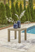 Silo Point Outdoor End Table - Premium Outdoor End Table from Ashley Furniture - Just $162.64! Shop now at Furniture Wholesale Plus  We are the best furniture store in Nashville, Hendersonville, Goodlettsville, Madison, Antioch, Mount Juliet, Lebanon, Gallatin, Springfield, Murfreesboro, Franklin, Brentwood