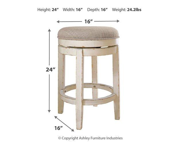 Realyn Counter Height Bar Stool - Premium Barstool from Ashley Furniture - Just $82.46! Shop now at Furniture Wholesale Plus  We are the best furniture store in Nashville, Hendersonville, Goodlettsville, Madison, Antioch, Mount Juliet, Lebanon, Gallatin, Springfield, Murfreesboro, Franklin, Brentwood