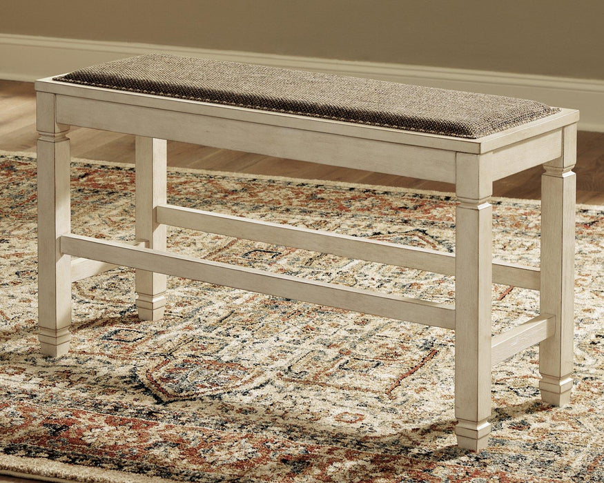 Bolanburg Counter Height Dining Bench - Premium Bench from Ashley Furniture - Just $187.04! Shop now at Furniture Wholesale Plus  We are the best furniture store in Nashville, Hendersonville, Goodlettsville, Madison, Antioch, Mount Juliet, Lebanon, Gallatin, Springfield, Murfreesboro, Franklin, Brentwood