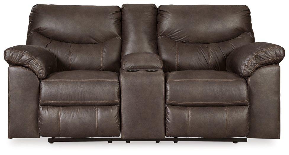 Boxberg Reclining Loveseat with Console - Premium Loveseat from Ashley Furniture - Just $788.31! Shop now at Furniture Wholesale Plus  We are the best furniture store in Nashville, Hendersonville, Goodlettsville, Madison, Antioch, Mount Juliet, Lebanon, Gallatin, Springfield, Murfreesboro, Franklin, Brentwood