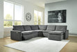 Hartsdale Power Reclining Sectional with Chaise - Premium Sectional from Ashley Furniture - Just $2583.85! Shop now at Furniture Wholesale Plus  We are the best furniture store in Nashville, Hendersonville, Goodlettsville, Madison, Antioch, Mount Juliet, Lebanon, Gallatin, Springfield, Murfreesboro, Franklin, Brentwood