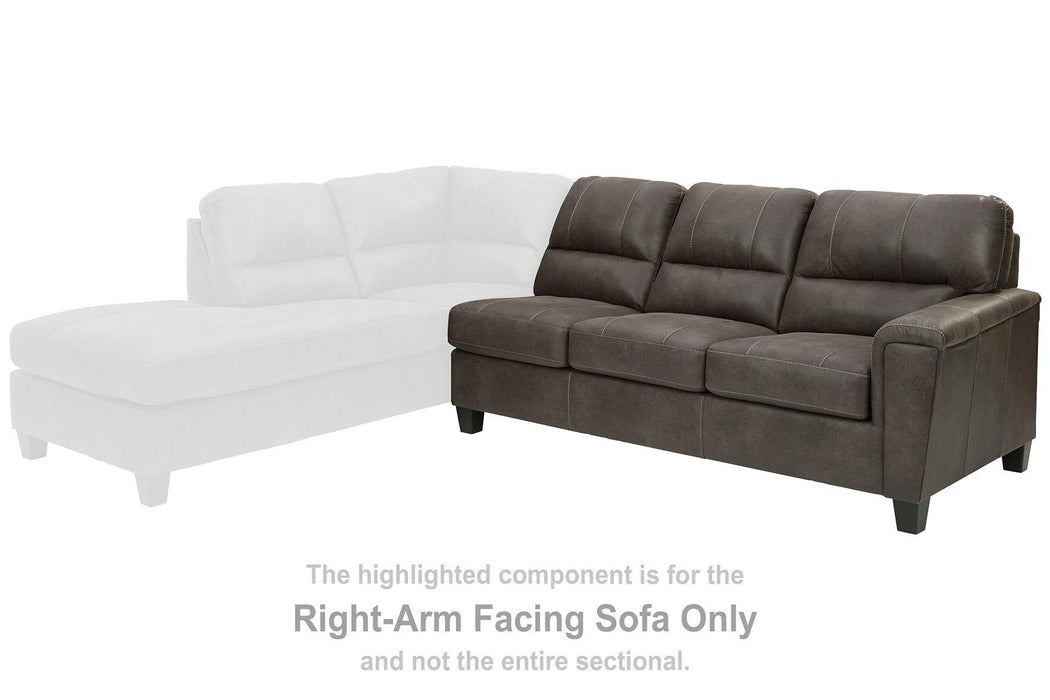 Navi 2-Piece Sectional with Chaise - Premium Sectional from Ashley Furniture - Just $1044.08! Shop now at Furniture Wholesale Plus  We are the best furniture store in Nashville, Hendersonville, Goodlettsville, Madison, Antioch, Mount Juliet, Lebanon, Gallatin, Springfield, Murfreesboro, Franklin, Brentwood