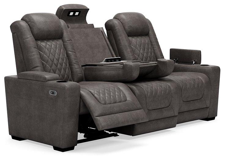 HyllMont Power Reclining Sofa - Premium Sofa from Ashley Furniture - Just $1364.31! Shop now at Furniture Wholesale Plus  We are the best furniture store in Nashville, Hendersonville, Goodlettsville, Madison, Antioch, Mount Juliet, Lebanon, Gallatin, Springfield, Murfreesboro, Franklin, Brentwood