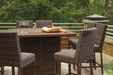 Paradise Trail Outdoor Bar Table Set - Premium Outdoor Seating Set from Ashley Furniture - Just $2872.91! Shop now at Furniture Wholesale Plus  We are the best furniture store in Nashville, Hendersonville, Goodlettsville, Madison, Antioch, Mount Juliet, Lebanon, Gallatin, Springfield, Murfreesboro, Franklin, Brentwood